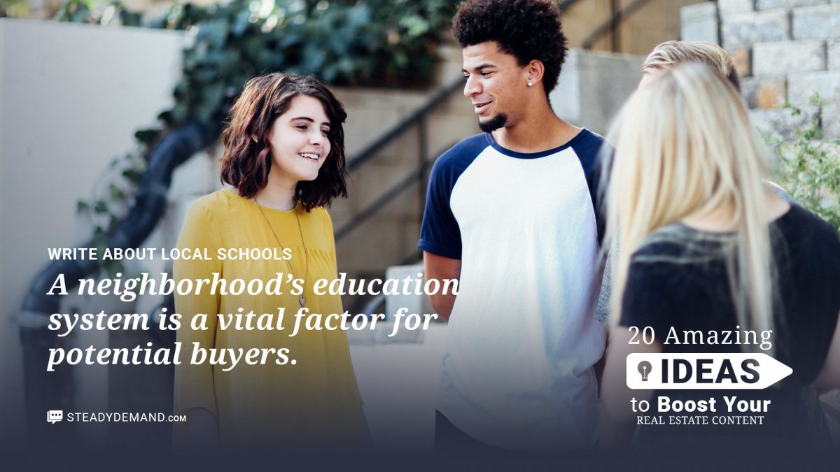 local schools for real estate blogs