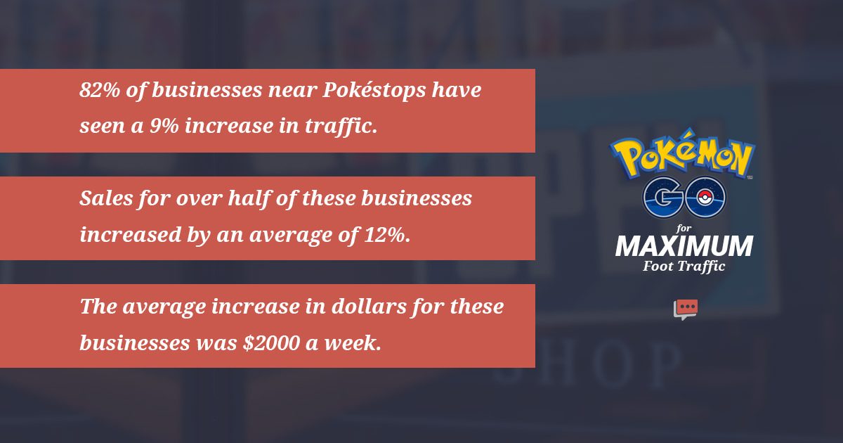 Pokémon Go local business stats